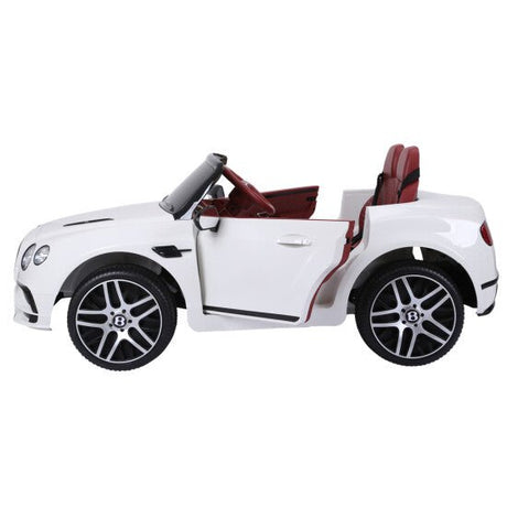 Sähköauto Bentley 2 hengelle, 2x6V, valkoinen, EVA renkailla, NORDIC PLAY - KarelianStore