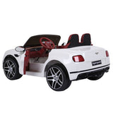 Sähköauto Bentley 2 hengelle, 2x6V, valkoinen, EVA renkailla, NORDIC PLAY - KarelianStore