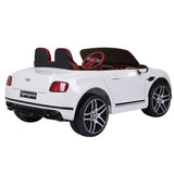 Sähköauto Bentley 2 hengelle, 2x6V, valkoinen, EVA renkailla, NORDIC PLAY - KarelianStore