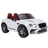 Sähköauto Bentley 2 hengelle, 2x6V, valkoinen, EVA renkailla, NORDIC PLAY - KarelianStore