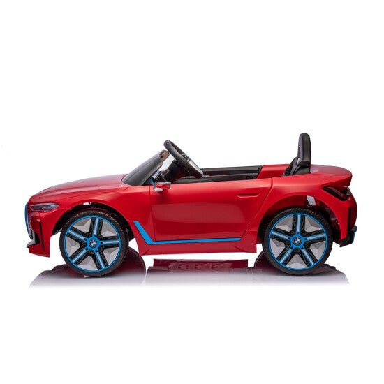 Sähköauto BMW I4 4X12V moottorit, EVA - renkaat, keinonahkaistuin - KarelianStore
