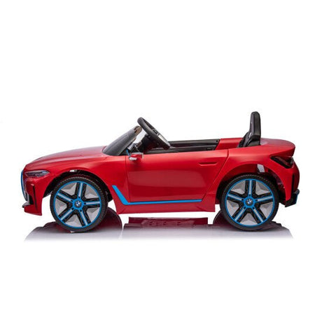 Sähköauto BMW I4 4X12V moottorit, EVA - renkaat, keinonahkaistuin - KarelianStore
