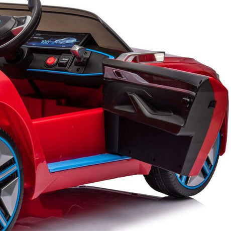 Sähköauto BMW I4 4X12V moottorit, EVA - renkaat, keinonahkaistuin - KarelianStore