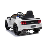 Sähköauto Ford Mustang 2X12V akut (24V), EVA - renkaat edessä, keinonahkaistuin - KarelianStore