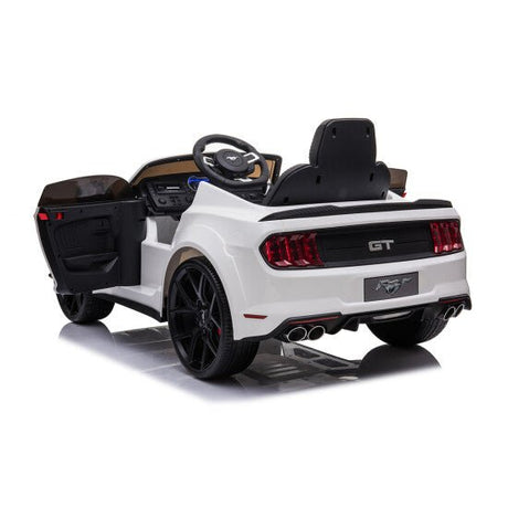 Sähköauto Ford Mustang 2X12V akut (24V), EVA - renkaat edessä, keinonahkaistuin - KarelianStore