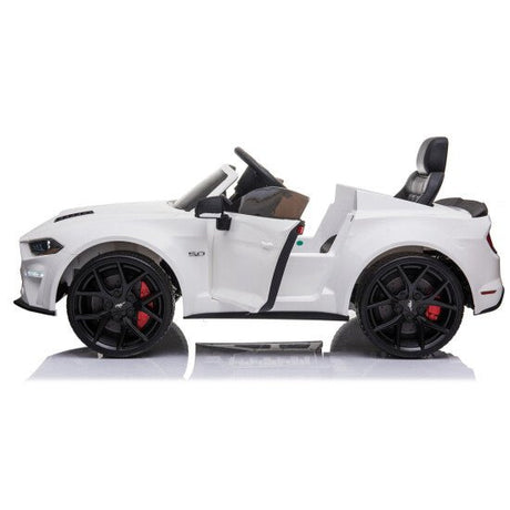 Sähköauto Ford Mustang 2X12V akut (24V), EVA - renkaat edessä, keinonahkaistuin - KarelianStore