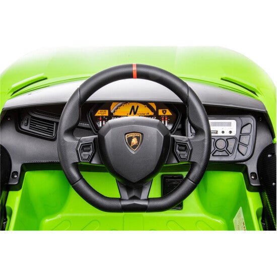 Sähköauto Lamborghini Aventador, 12V, limenvihreä, NORDIC PLAY - KarelianStore