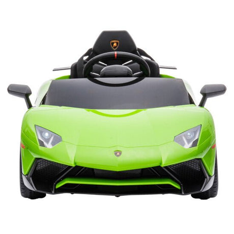 Sähköauto Lamborghini Aventador, 12V, limenvihreä, NORDIC PLAY - KarelianStore