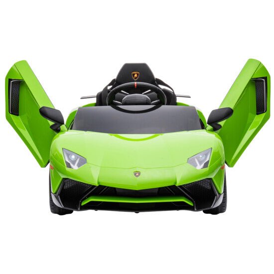 Sähköauto Lamborghini Aventador, 12V, limenvihreä, NORDIC PLAY - KarelianStore