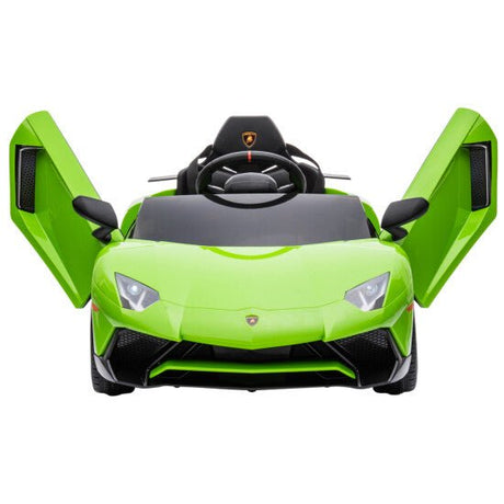 Sähköauto Lamborghini Aventador, 12V, limenvihreä, NORDIC PLAY - KarelianStore