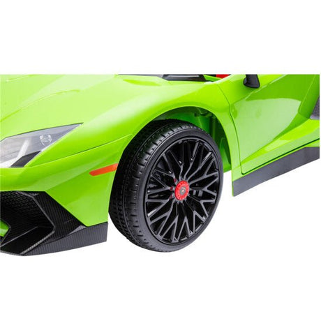 Sähköauto Lamborghini Aventador, 12V, limenvihreä, NORDIC PLAY - KarelianStore