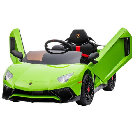 Sähköauto Lamborghini Aventador, 12V, limenvihreä, NORDIC PLAY - KarelianStore
