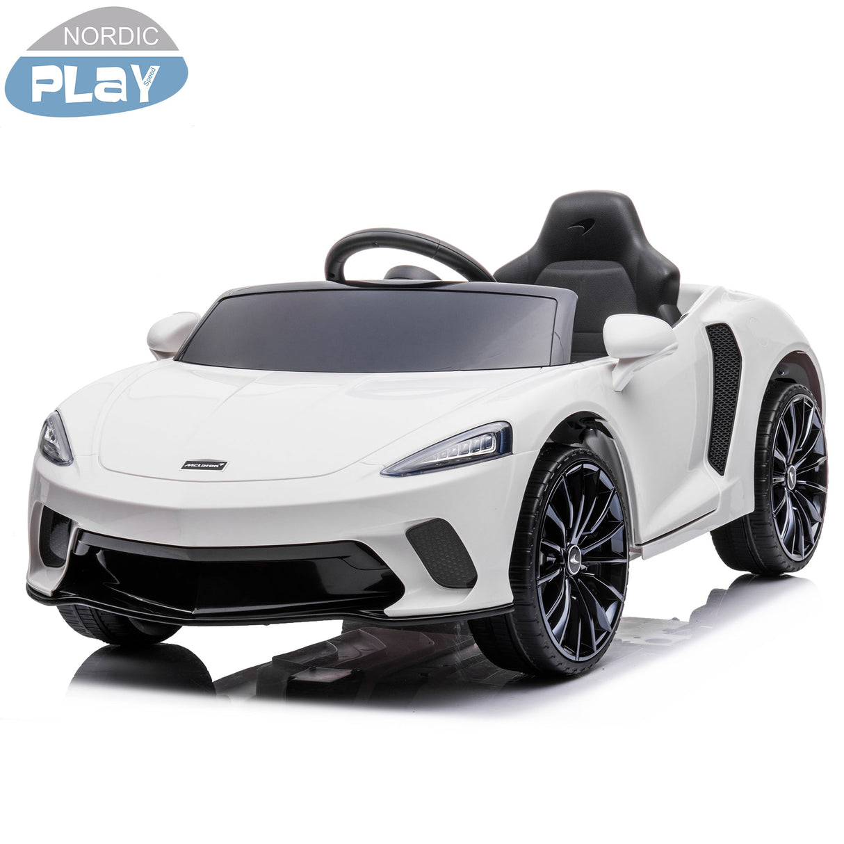 Sähköauto McLaren GT 12V4,5AH, EVA - renkaat, BT, Valkoinen NORDIC PLAY - KarelianStore