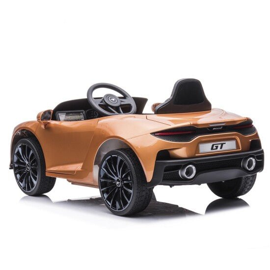 Sähköauto McLaren GT 12V4,5AH, EVA - renkaat, nahkaistuin, BT, spraymaalattua kuparia NORDIC PLAY - KarelianStore