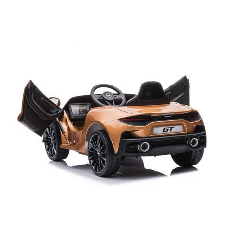 Sähköauto McLaren GT 12V4,5AH, EVA - renkaat, nahkaistuin, BT, spraymaalattua kuparia NORDIC PLAY - KarelianStore