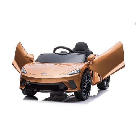 Sähköauto McLaren GT 12V4,5AH, EVA - renkaat, nahkaistuin, BT, spraymaalattua kuparia NORDIC PLAY - KarelianStore