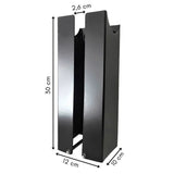 Sähköauton laturin teline 30 cm Musta - KarelianStore