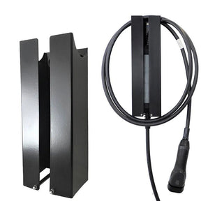 Sähköauton laturin teline 30 cm Musta - KarelianStore