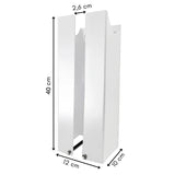 Sähköauton laturin teline 40 cm Valkoinen - KarelianStore