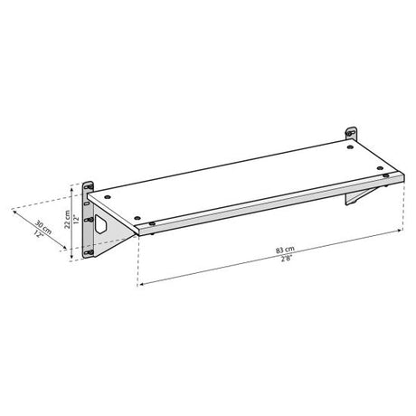 Säilytyshylly SKYLIGHT™ Palram - Canopia - KarelianStore