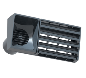 Seinäpuhalluslaatikko Vallox Vario Out/In R/L Harmaa - KarelianStore