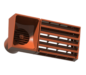 Seinäpuhalluslaatikko Vallox Vario Out/In R/L Tiilenpunainen - KarelianStore