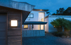 Seinävalaisin Sg Frame Square 7W 3000K Sensor Musta - KarelianStore