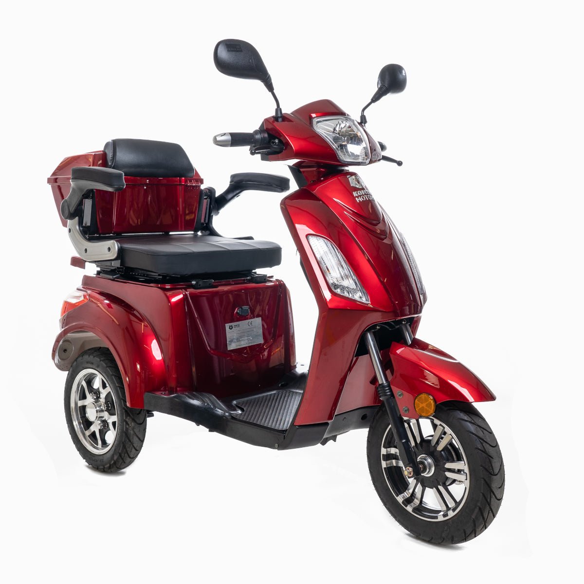 Silverfox 2.0, Metallic Red 1.2kWh litium akku ja 3A laturi - KarelianStore