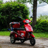 Silverfox 2.0, Metallic Red 2.4kWh litium akku ja 5A laturi - KarelianStore
