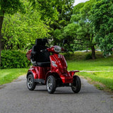 Silverfox Four 2.0, metallic red 2.4kWh litium akku ja 5A laturi - KarelianStore