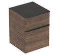Sivukaappi Geberit Smyle Square 450x600x470 mm Hikkoripuu - KarelianStore