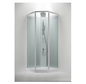 Suihkukaappi INR Bric 3 Kirkas/frost 1000x1000 mm - KarelianStore