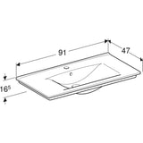 Tasoallas IDO Elegant 16412 910x470x165 mm - KarelianStore