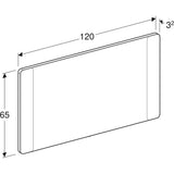 Tasopeili Geberit Option 1200x650 mm - KarelianStore