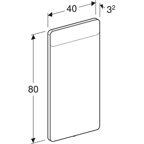 Tasopeili Geberit Option 400x800 mm - KarelianStore