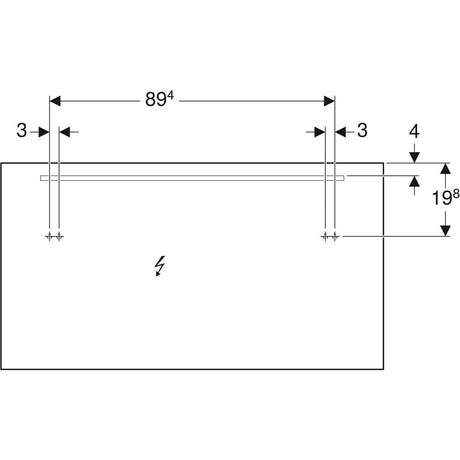 Tasopeili Geberit Option Basic 1200x650 mm - KarelianStore
