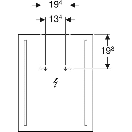Tasopeili Geberit Option Basic 500x650 mm - KarelianStore