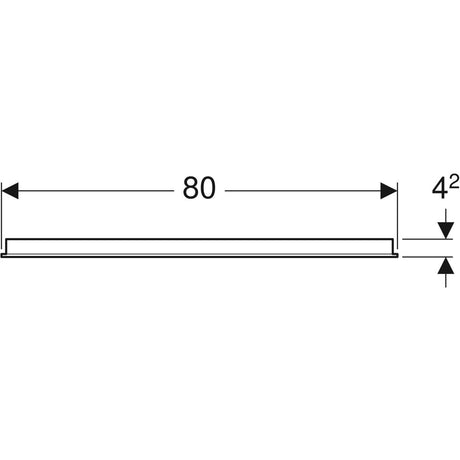 Tasopeili Geberit Option Basic 800x650 mm - KarelianStore