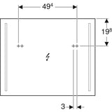 Tasopeili Geberit Option Basic 800x650 mm - KarelianStore