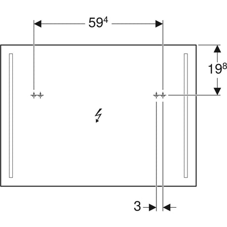 Tasopeili Geberit Option Basic 900x650 mm - KarelianStore