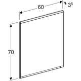 Tasopeili Geberit Option Plus 600x700 mm - KarelianStore