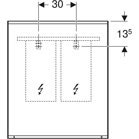 Tasopeili Geberit Option Plus 600x700 mm - KarelianStore