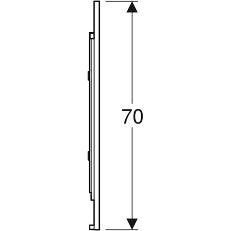 Tasopeili Geberit Option Plus 600x700 mm - KarelianStore