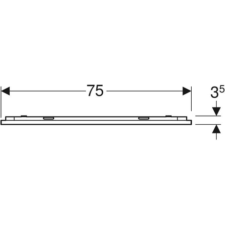 Tasopeili Geberit Option Plus 750x700 mm - KarelianStore