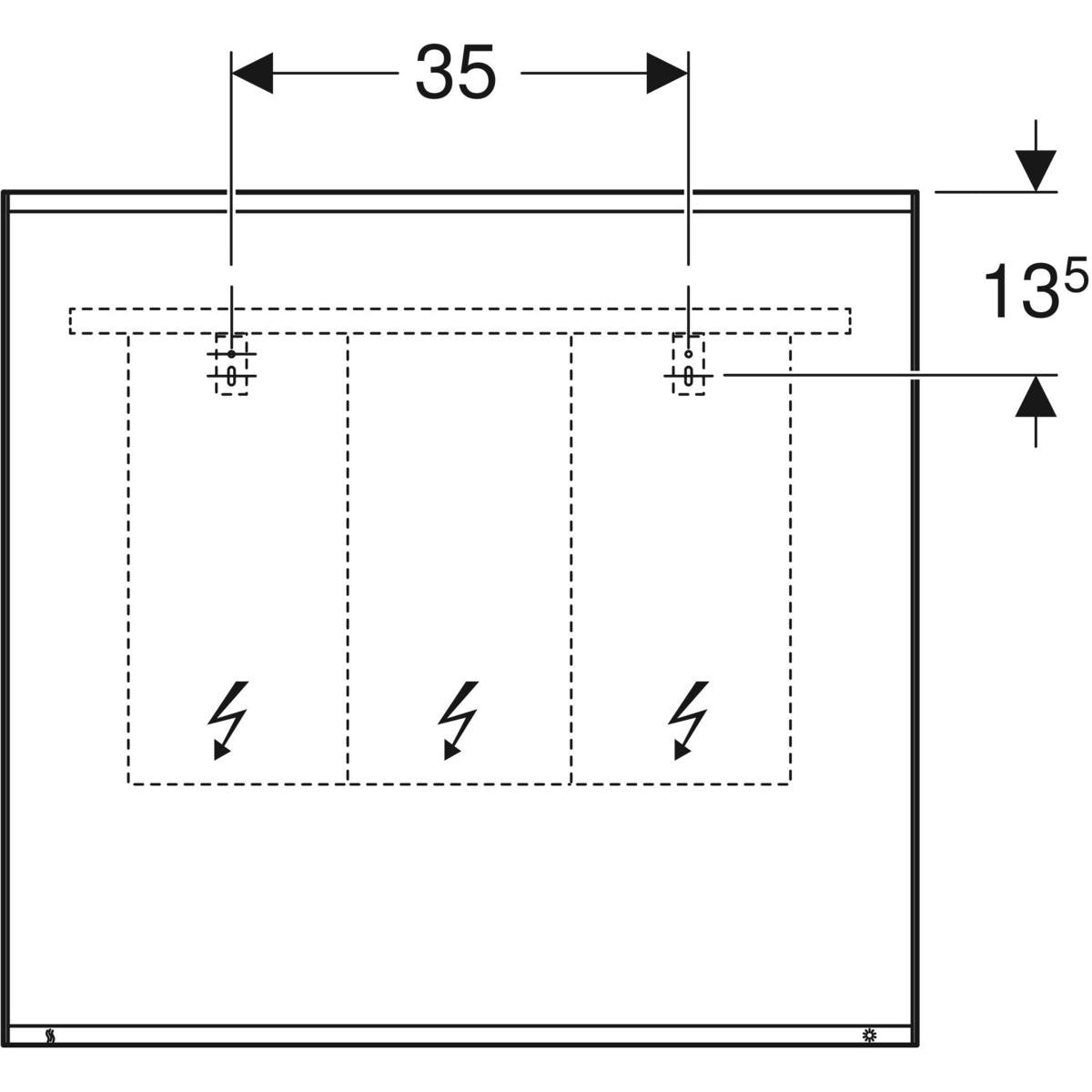 Tasopeili Geberit Option Plus 750x700 mm - KarelianStore