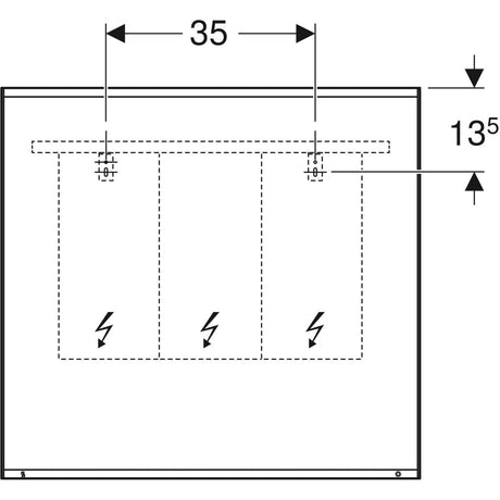 Tasopeili Geberit Option Plus 750x700 mm - KarelianStore