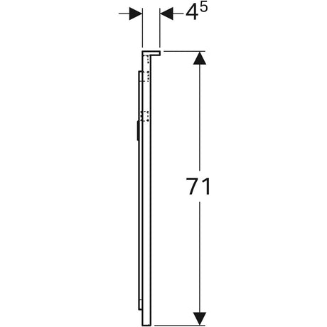 Tasopeili Geberit Xeno2 1200x710 mm - KarelianStore
