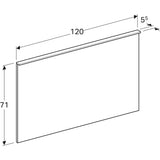 Tasopeili Geberit Xeno2 1200x710 mm - KarelianStore