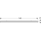 Tasopeili Geberit Xeno2 1400x710 mm - KarelianStore