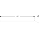 Tasopeili Geberit Xeno2 1600x710 mm - KarelianStore